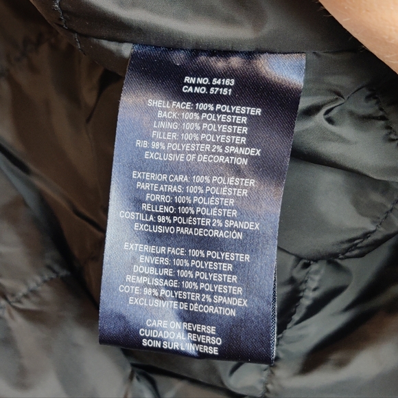 Tommy Hilfiger Men's THFlex Gray Varsity Rib Knit Bomber Jacket Size Medium - Picture 11 of 13